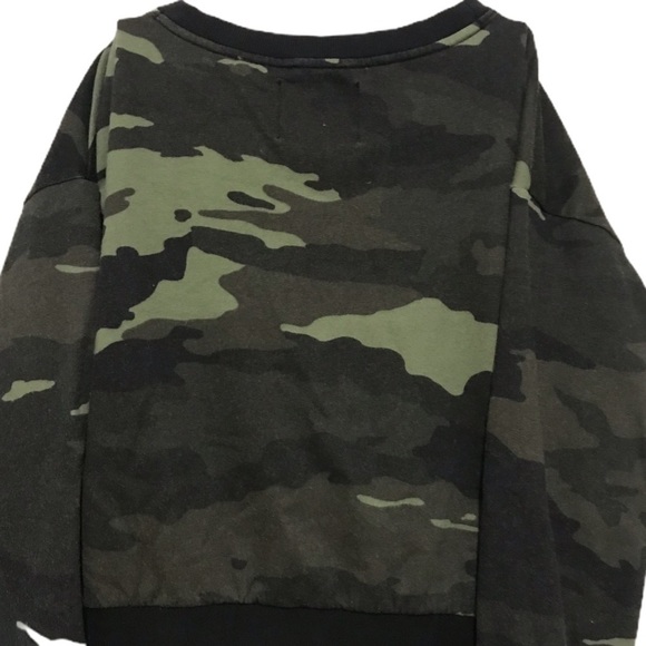 Victoria’s Secret Sport Camo Cropped Comfy Sweatshirt - Picture 4 of 6